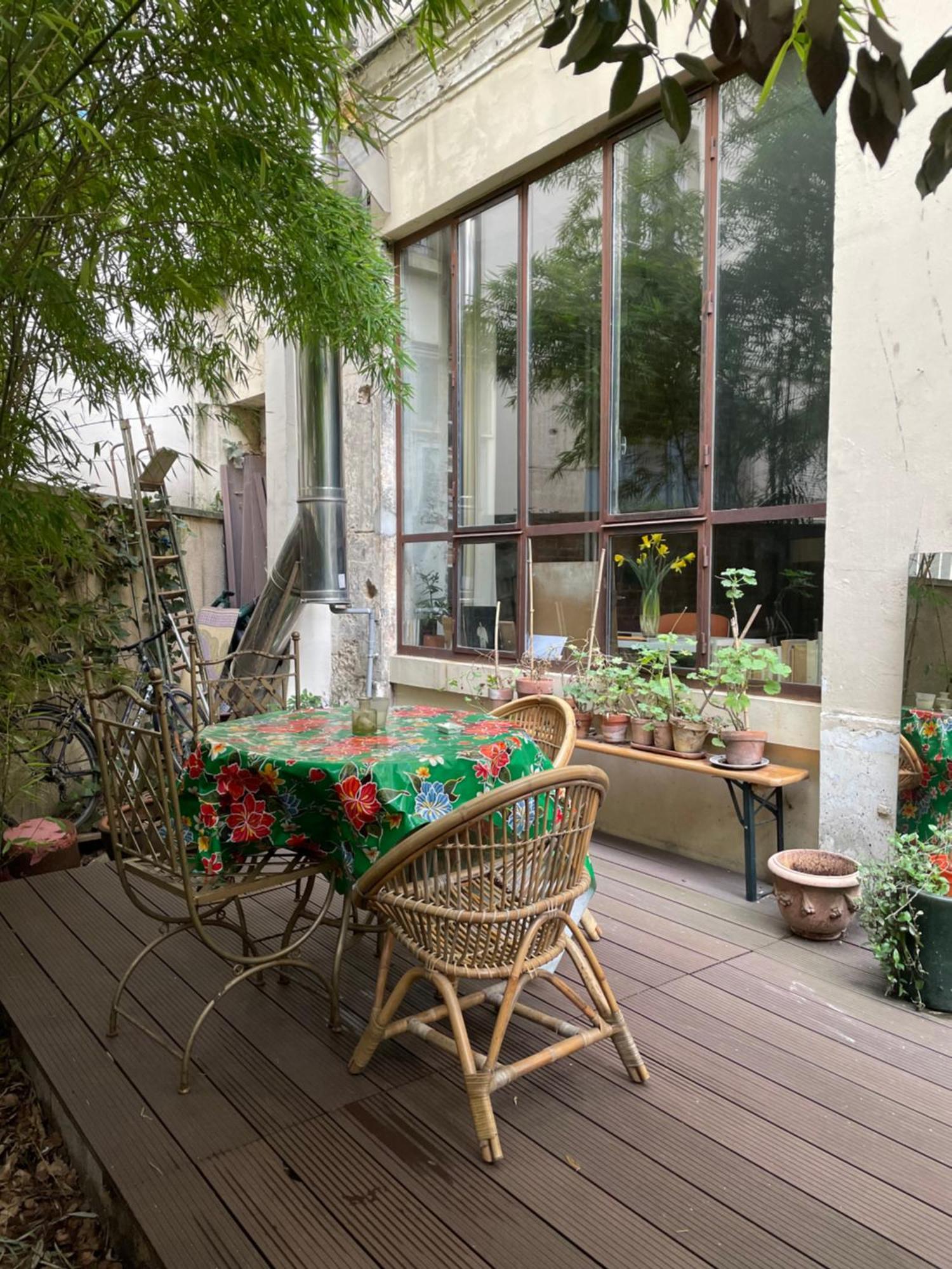 Appartamento Warm And Cosy Loft In Paris With A Private Outdoor Esterno foto